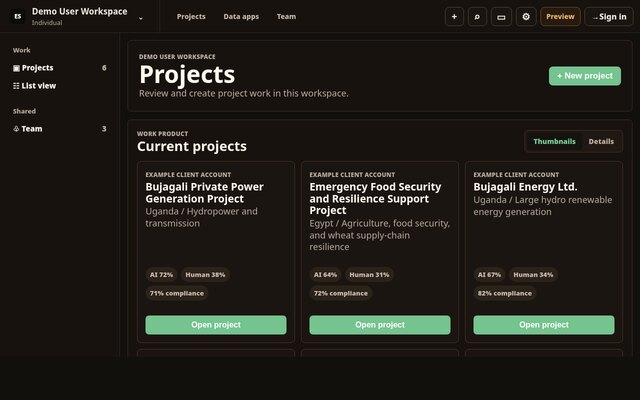 Preview of ESIA-AI
