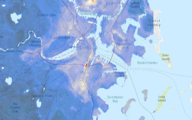 Preview of NOAA urban heat island mapping